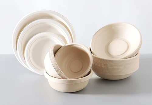 Platos biodegradables